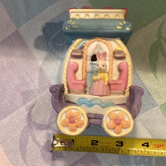 🌸NIB MIDWESTERN Home Products Porcelain Easter Train Set - Picture 12 of 13